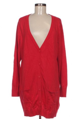 Damen Strickjacke Linea Tesini, Größe XXL, Farbe Rot, Preis 17,12 €