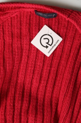 Γυναικεία ζακέτα Marks & Spencer, Μέγεθος M, Χρώμα Κόκκινο, Τιμή 5,00 €