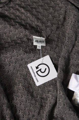 Damen Strickjacke Object, Größe L, Farbe Grau, Preis 6,28 €