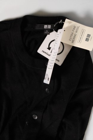 Damen Strickjacke Uniqlo, Größe XL, Farbe Schwarz, Preis 19,95 €