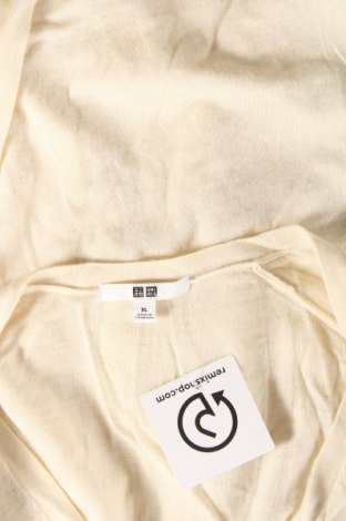 Γυναικεία ζακέτα Uniqlo, Μέγεθος XL, Χρώμα Εκρού, Τιμή 25,36 €