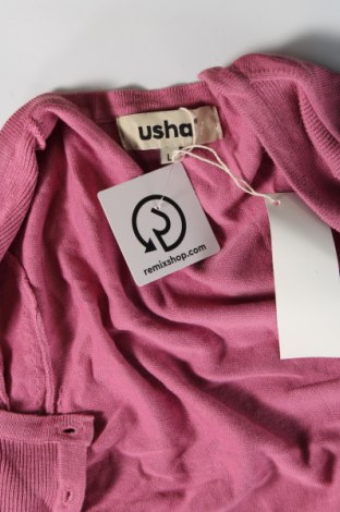 Damen Strickjacke Usha, Größe L, Farbe Rosa, Preis € 14,49