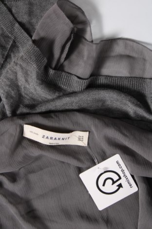 Cardigan de damă Zara Knitwear, Mărime L, Culoare Gri, Preț 88,82 Lei