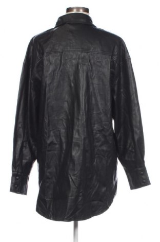 Γυναικείο δερμάτινο πουκάμισο Vero Moda, Μέγεθος L, Χρώμα Μαύρο, Τιμή 12,37 €