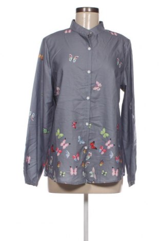 Γυναικείο πουκάμισο, Μέγεθος M, Χρώμα Γκρί, Τιμή 4,64 €