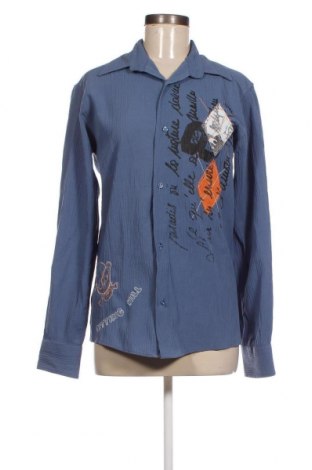 Γυναικείο πουκάμισο, Μέγεθος M, Χρώμα Μπλέ, Τιμή 3,58 €