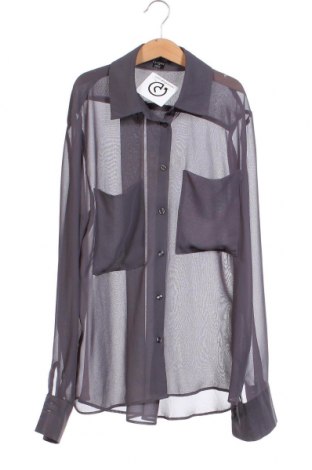 Γυναικείο πουκάμισο Amisu, Μέγεθος XS, Χρώμα Γκρί, Τιμή 6,11 €