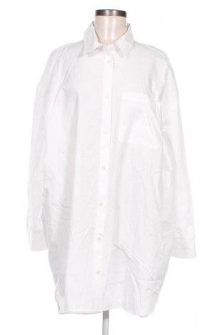 Γυναικείο πουκάμισο Bershka, Μέγεθος XL, Χρώμα Λευκό, Τιμή 9,74 €