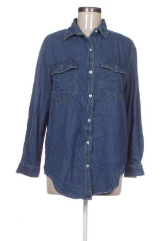 Γυναικείο πουκάμισο Boohoo, Μέγεθος M, Χρώμα Μπλέ, Τιμή 11,34 €