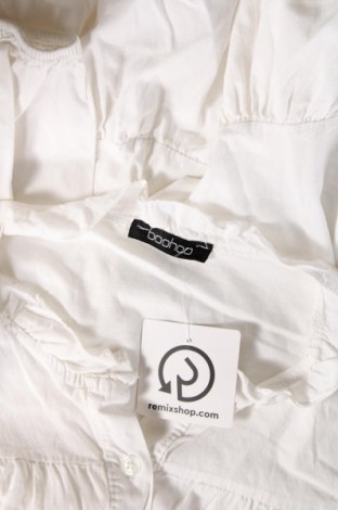 Γυναικείο πουκάμισο Boohoo, Μέγεθος L, Χρώμα Λευκό, Τιμή 6,18 €