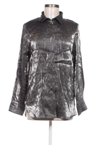 Γυναικείο πουκάμισο Bpc Bonprix Collection, Μέγεθος M, Χρώμα Ασημί, Τιμή 3,87 €