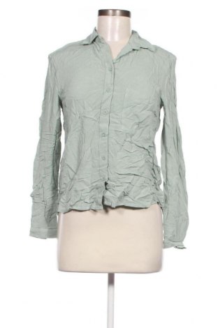 Γυναικείο πουκάμισο Clockhouse, Μέγεθος XS, Χρώμα Πράσινο, Τιμή 3,09 €