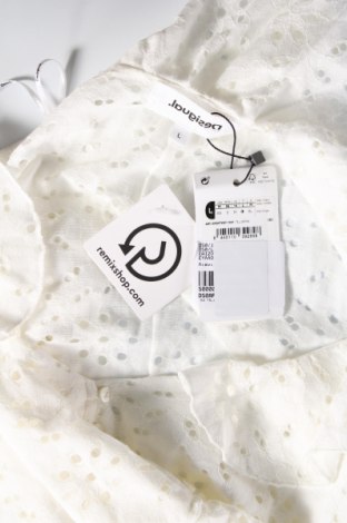 Γυναικείο πουκάμισο Desigual, Μέγεθος L, Χρώμα Λευκό, Τιμή 22,27 €