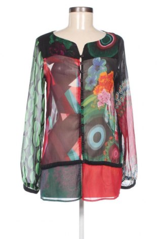 Γυναικείο πουκάμισο Desigual, Μέγεθος S, Χρώμα Πολύχρωμο, Τιμή 17,81 €