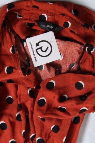 Γυναικείο πουκάμισο F&F, Μέγεθος XS, Χρώμα Πορτοκαλί, Τιμή 6,11 €