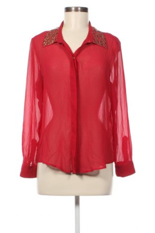 Γυναικείο πουκάμισο Focus 2000, Μέγεθος S, Χρώμα Κόκκινο, Τιμή 6,11 €