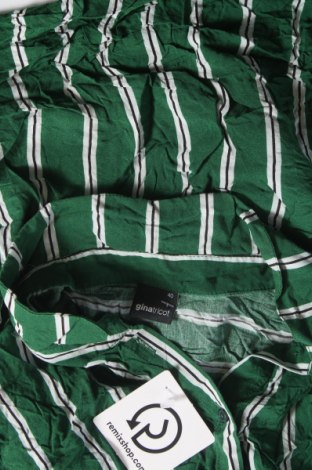 Γυναικείο πουκάμισο Gina Tricot, Μέγεθος M, Χρώμα Πράσινο, Τιμή 12,37 €
