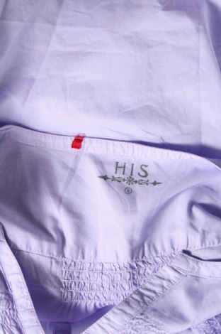 Γυναικείο πουκάμισο H.I.S, Μέγεθος S, Χρώμα Βιολετί, Τιμή 6,11 €
