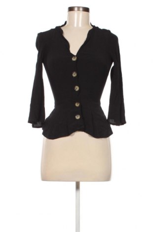 Γυναικείο πουκάμισο H&M, Μέγεθος S, Χρώμα Μαύρο, Τιμή 4,81 €