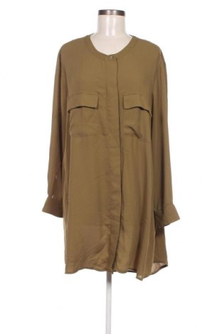 Γυναικείο πουκάμισο H&M, Μέγεθος 3XL, Χρώμα Πράσινο, Τιμή 15,46 €
