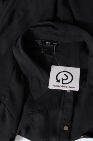 Дамска риза H&M, Размер S, Цвят Черен, Цена 4,75 лв.