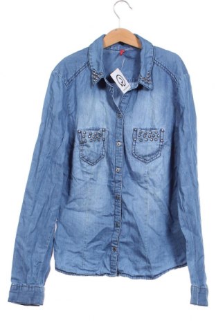 Γυναικείο πουκάμισο H&M Divided, Μέγεθος S, Χρώμα Μπλέ, Τιμή 7,31 €