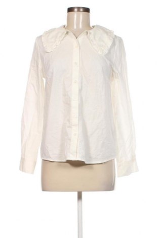 Γυναικείο πουκάμισο H&M Divided, Μέγεθος S, Χρώμα Εκρού, Τιμή 15,46 €
