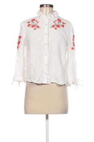 Γυναικείο πουκάμισο H&M Divided, Μέγεθος S, Χρώμα Λευκό, Τιμή 15,46 €