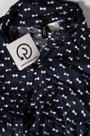 Γυναικείο πουκάμισο H&M Divided, Μέγεθος XS, Χρώμα Μπλέ, Τιμή 3,25 €