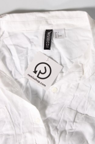 Γυναικείο πουκάμισο H&M Divided, Μέγεθος XXS, Χρώμα Λευκό, Τιμή 15,46 €