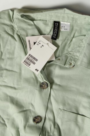 Cămașă de femei H&M Divided, Mărime S, Culoare Verde, Preț 55,10 Lei