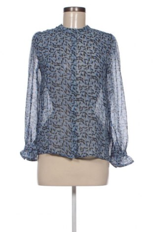 Γυναικείο πουκάμισο Ichi, Μέγεθος XS, Χρώμα Μπλέ, Τιμή 7,94 €