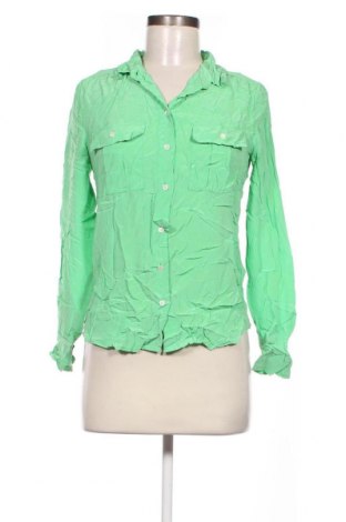 Дамска риза J.Crew, Размер XS, Цвят Зелен, Цена 42,75 лв.