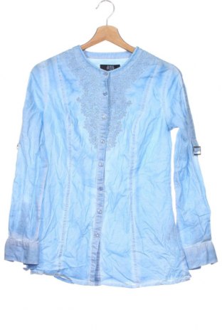 Γυναικείο πουκάμισο Javier Simorra, Μέγεθος XS, Χρώμα Μπλέ, Τιμή 24,46 €