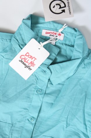 Γυναικείο πουκάμισο Jennyfer, Μέγεθος XS, Χρώμα Μπλέ, Τιμή 7,63 €