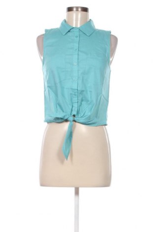 Γυναικείο πουκάμισο Jennyfer, Μέγεθος S, Χρώμα Μπλέ, Τιμή 7,63 €