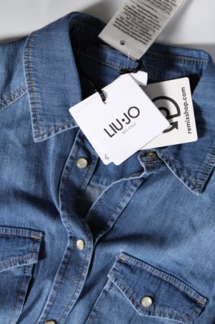 Γυναικείο πουκάμισο Liu Jo, Μέγεθος L, Χρώμα Μπλέ, Τιμή 51,34 €