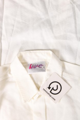 Γυναικείο πουκάμισο Live, Μέγεθος S, Χρώμα Λευκό, Τιμή 5,17 €