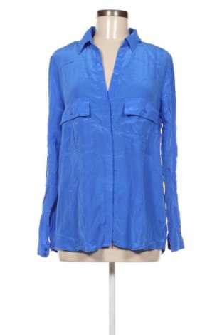 Γυναικείο πουκάμισο Mango, Μέγεθος L, Χρώμα Μπλέ, Τιμή 10,02 €