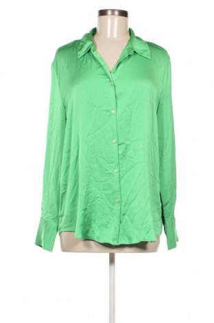 Дамска риза Mango, Размер M, Цвят Зелен, Цена 14,85 лв.