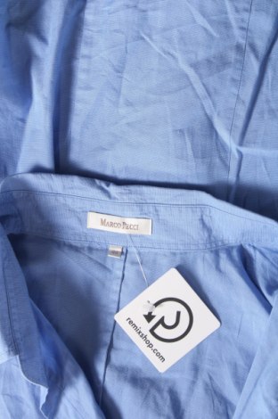 Γυναικείο πουκάμισο Marco Pecci, Μέγεθος XXL, Χρώμα Μπλέ, Τιμή 15,46 €