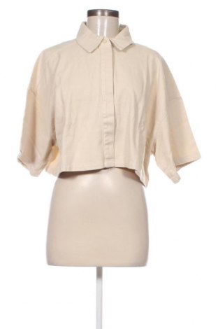 Γυναικείο πουκάμισο Monki, Μέγεθος XL, Χρώμα  Μπέζ, Τιμή 28,87 €