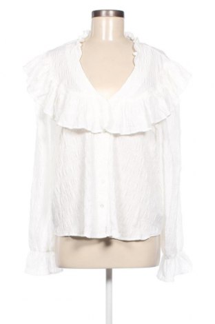 Γυναικείο πουκάμισο Monki, Μέγεθος L, Χρώμα Λευκό, Τιμή 20,78 €