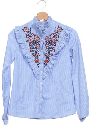 Γυναικείο πουκάμισο ONLY, Μέγεθος XS, Χρώμα Μπλέ, Τιμή 6,00 €