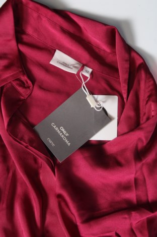 Γυναικείο πουκάμισο ONLY Carmakoma, Μέγεθος L, Χρώμα Κόκκινο, Τιμή 23,71 €