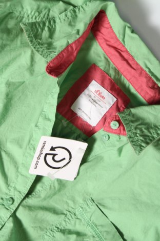 Γυναικείο πουκάμισο S.Oliver, Μέγεθος M, Χρώμα Πράσινο, Τιμή 10,54 €