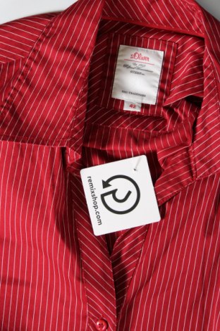 Γυναικείο πουκάμισο S.Oliver, Μέγεθος L, Χρώμα Κόκκινο, Τιμή 10,78 €