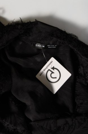 Дамска риза SHEIN, Размер M, Цвят Черен, Цена 6,25 лв.