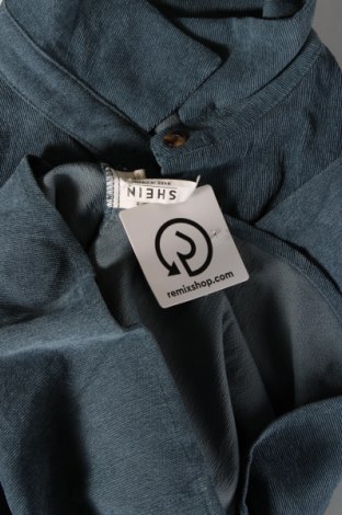 Γυναικείο πουκάμισο SHEIN, Μέγεθος M, Χρώμα Μπλέ, Τιμή 3,09 €
