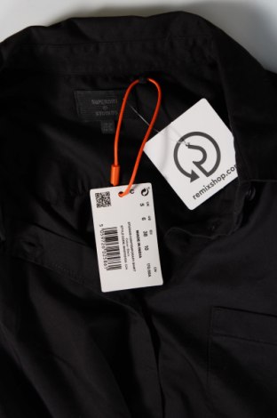 Дамска риза Superdry, Размер M, Цвят Черен, Цена 35,20 лв.